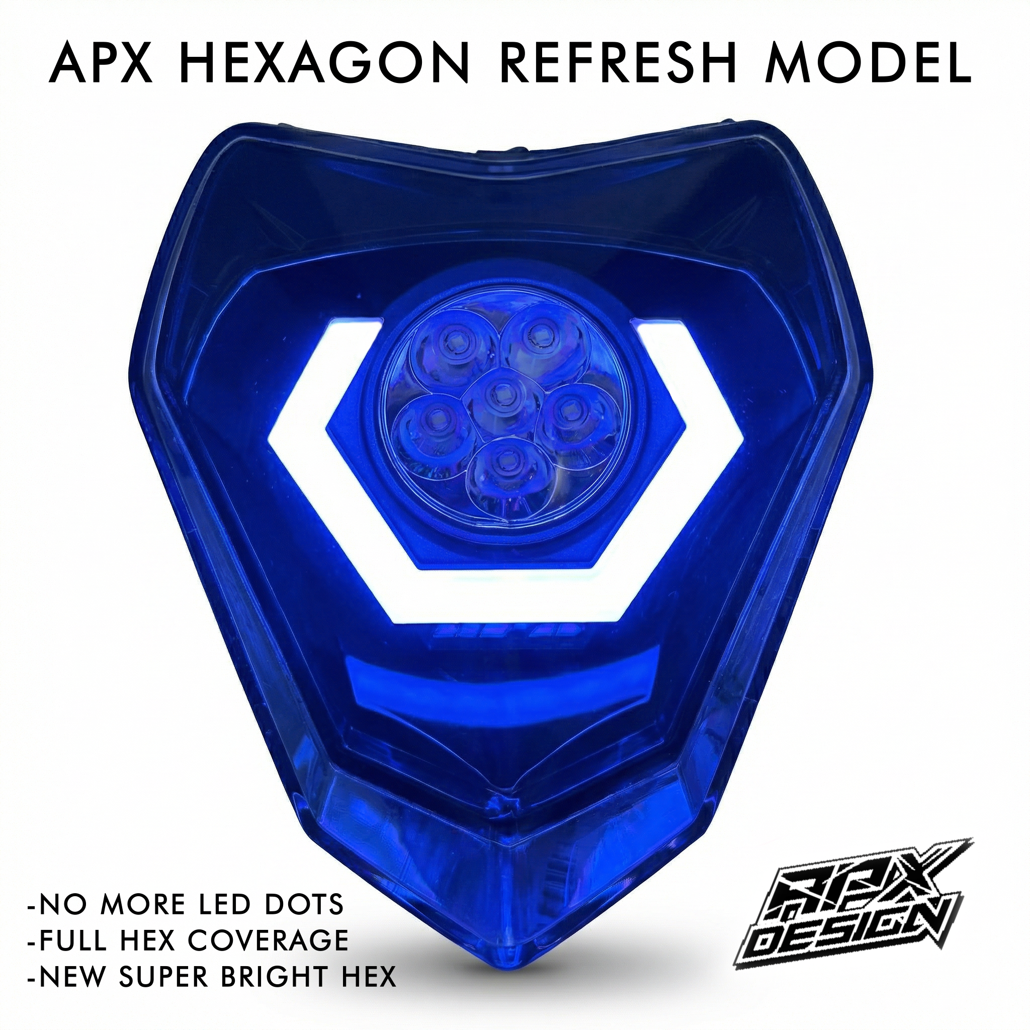 KTM APX LED Headlight [HEX] [2008-2013] – APX Supermoto Parts Co.