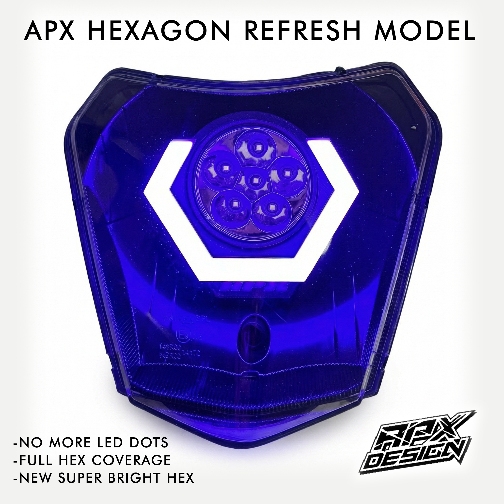 KTM APX LED Headlight [HEX] [2014-2023] – APX Supermoto Parts Co.