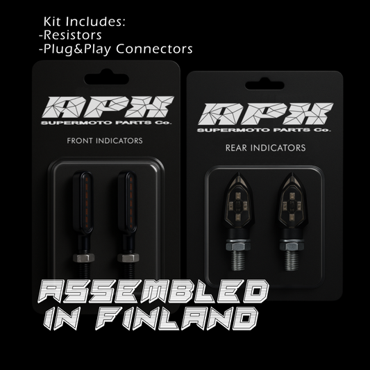 Supermoto Plug&Play Mini Indicators [4-Pack] [Inlcudes Resistors]