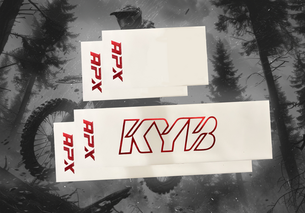 APX Fork Protectors – KYB Edition [White] [9-Colors]